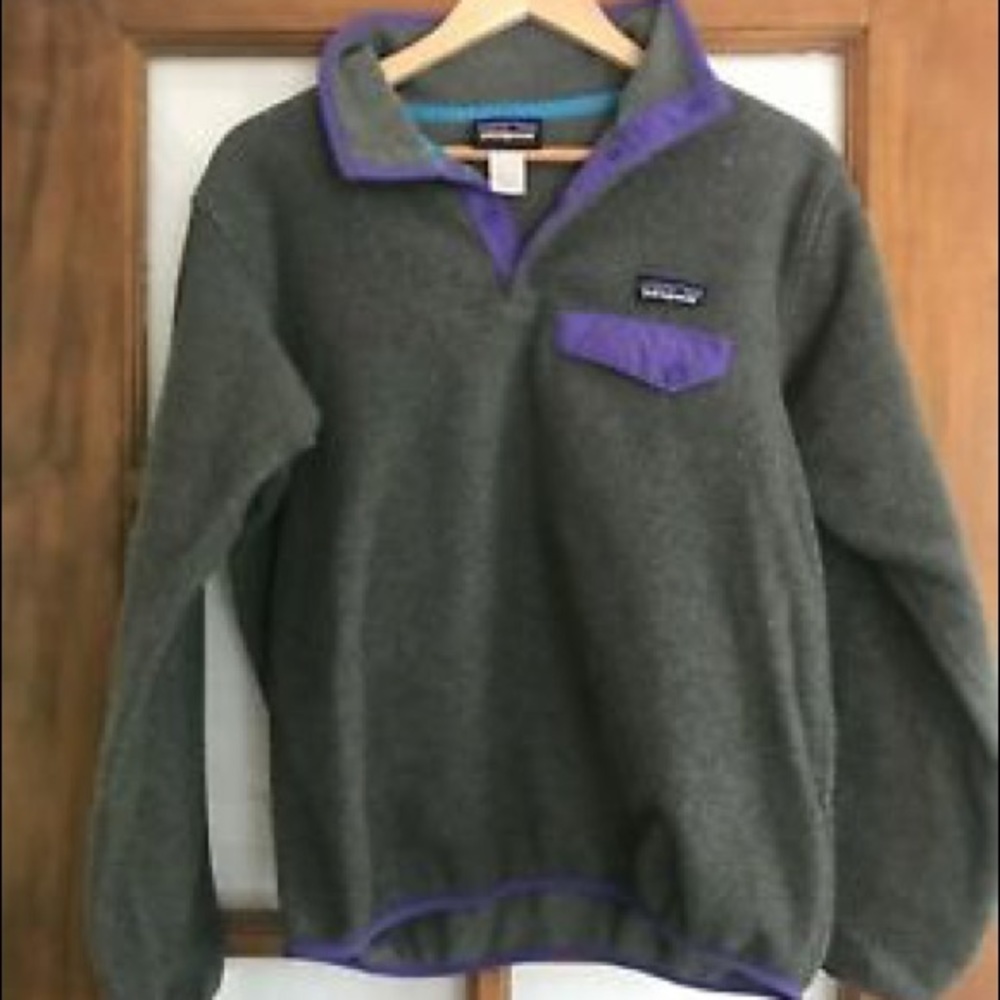 Women’s grey synchilla size M Patagonia fleece